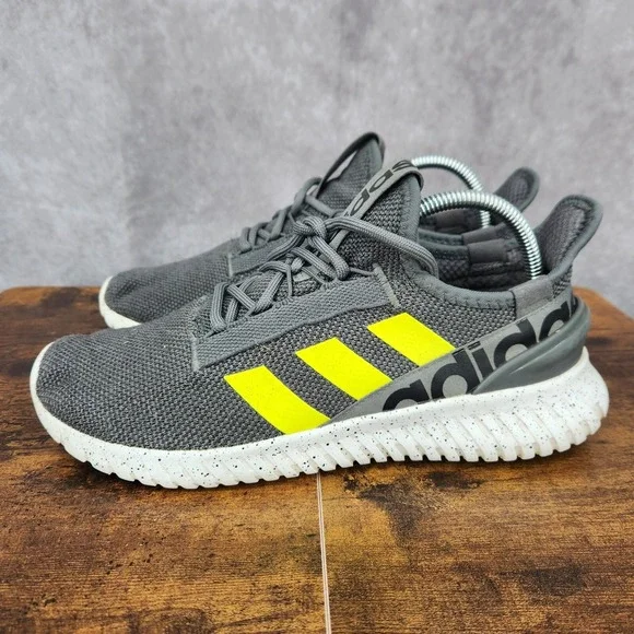 Adidas Kaptir 2.0 Running Shoes Mens 8.5 Gray Sneakers Trainers GW4419 - Picture 6 of 11